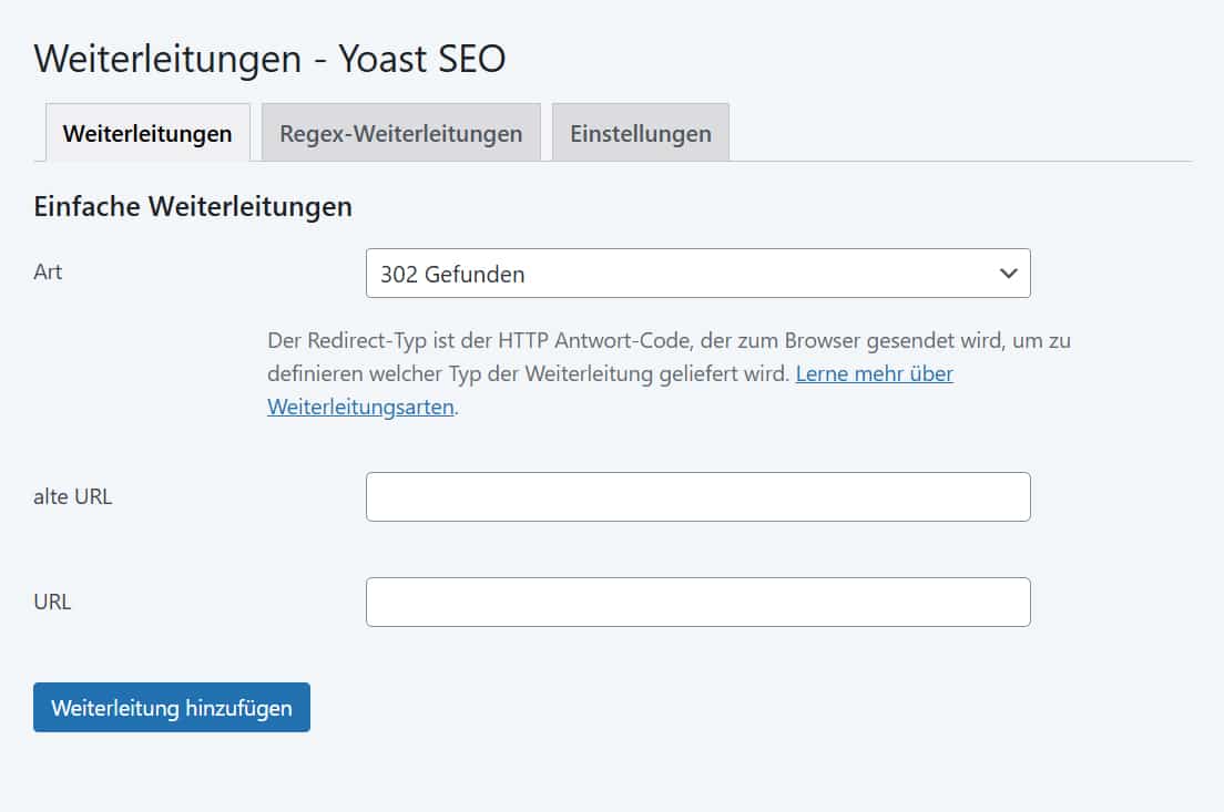 302-Weiterleitung-Redirect-ueber-Yoast-SEO